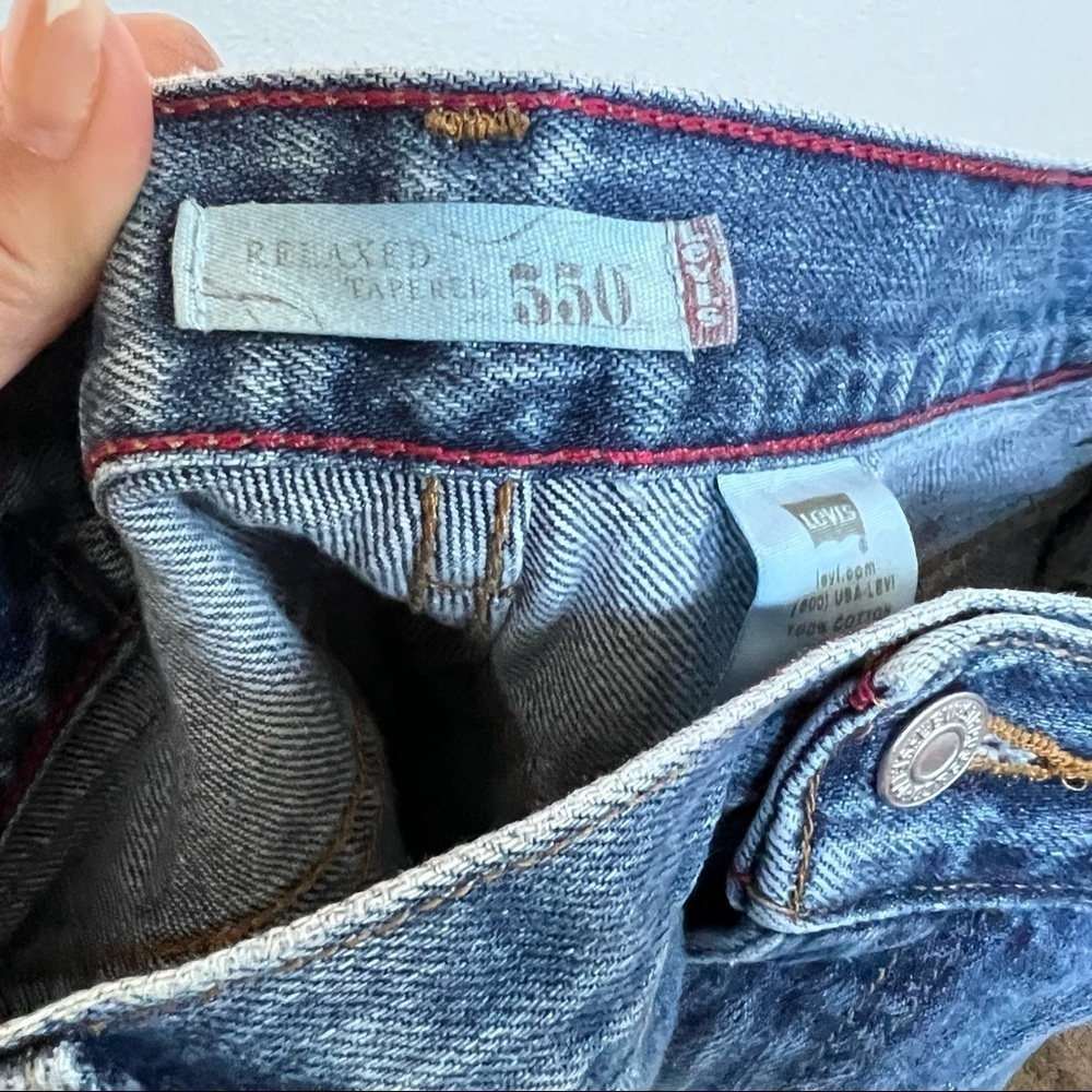 Levi’s- Vintage Women’s 550 Relaxed Tapered Jeans Size 12 - Picture 7 of 8
